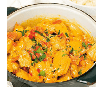 Kyckling curry i gryta